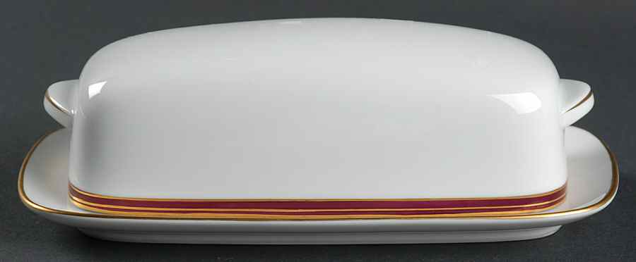 Royale Claret 1/4 Lb Covered Butter by Noritake-1