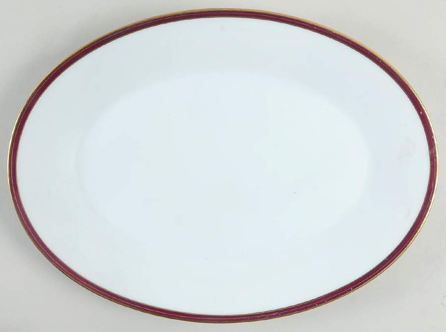Royale Claret 12" Oval Serving Platter by Noritake-1