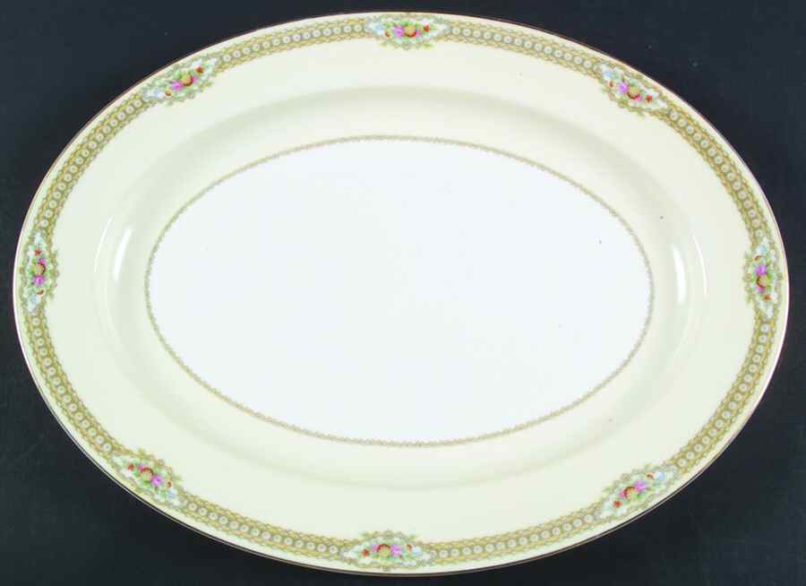 Rodista 16" Oval Serving Platter by Noritake-1