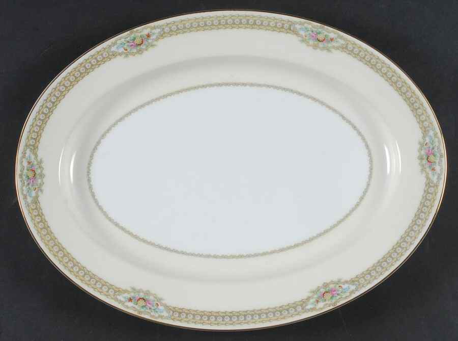 Rodista 13" Oval Serving Platter by Noritake-1