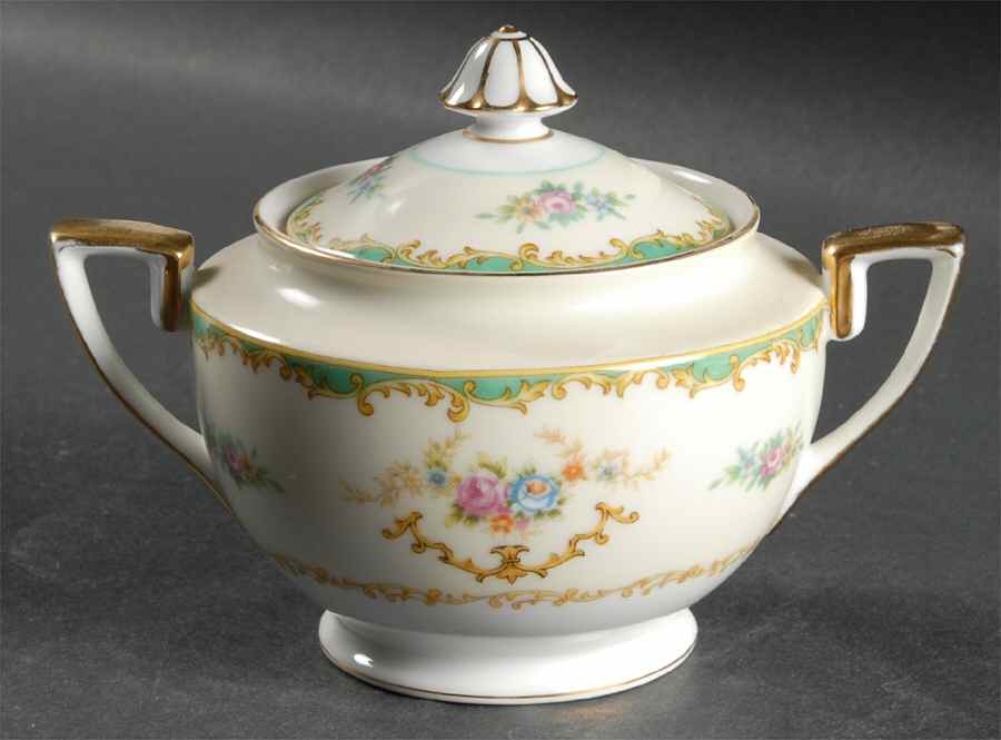 Rodena Sugar Bowl & Lid by Noritake-1