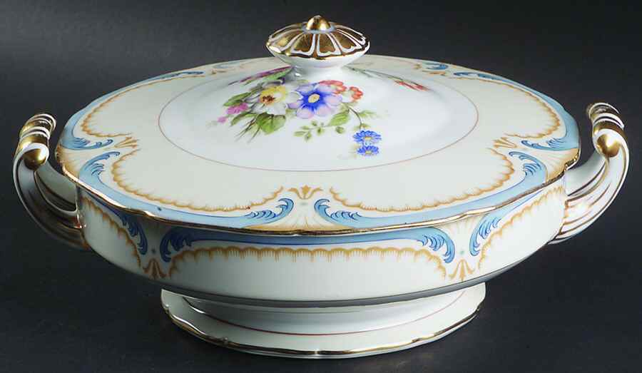 Rose Dream Round Covered Vegetable by Noritake-1