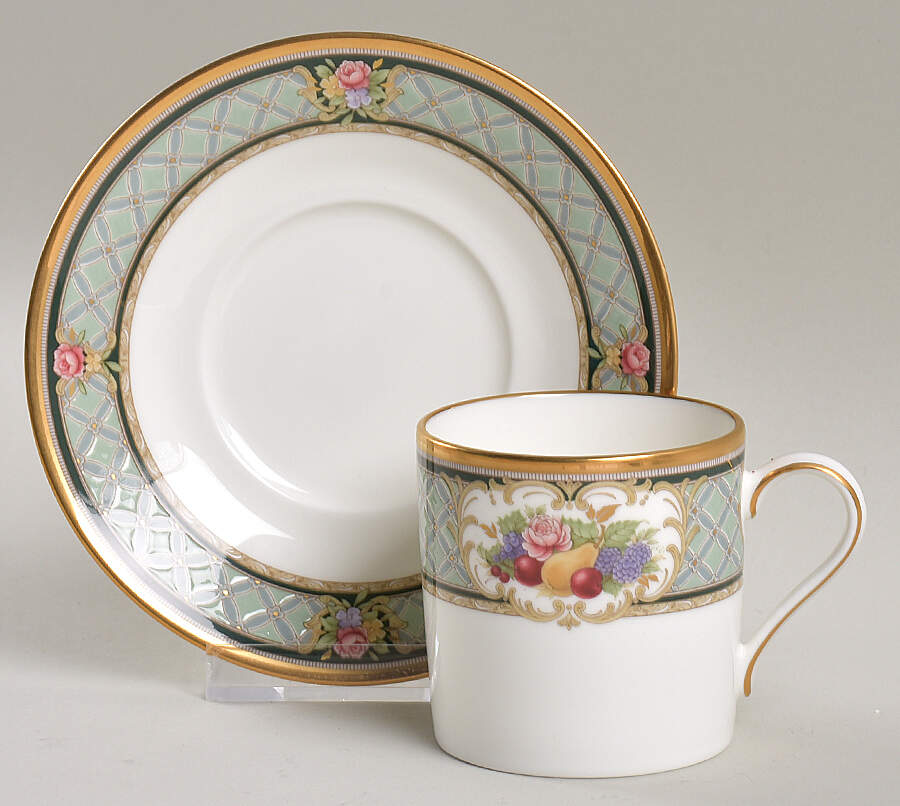 Royal Emblem Flat Demitasse Cup & Saucer Set by Noritake-1