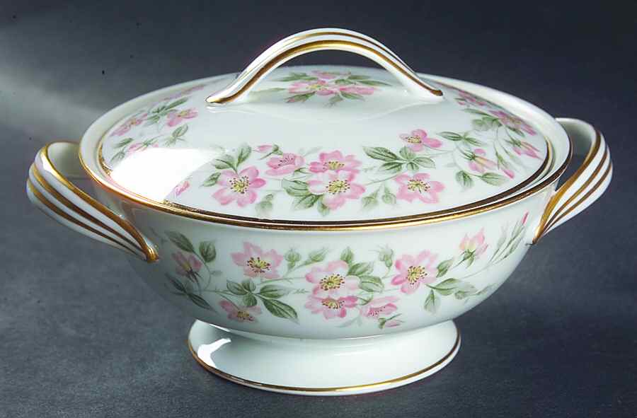 Rose Garden Sugar Bowl & Lid by Noritake-1