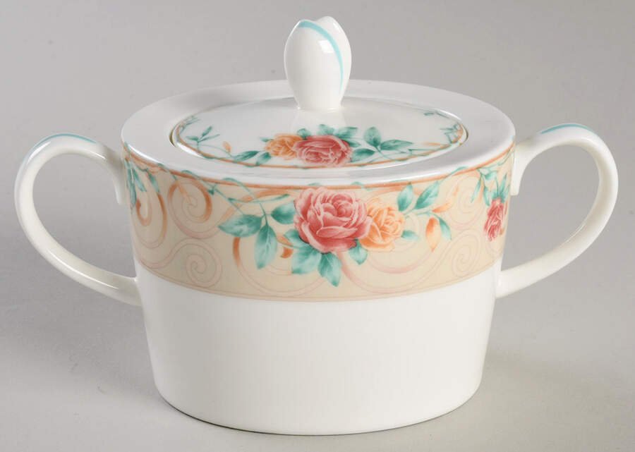 Rose Gate Sugar Bowl & Lid by Noritake-1