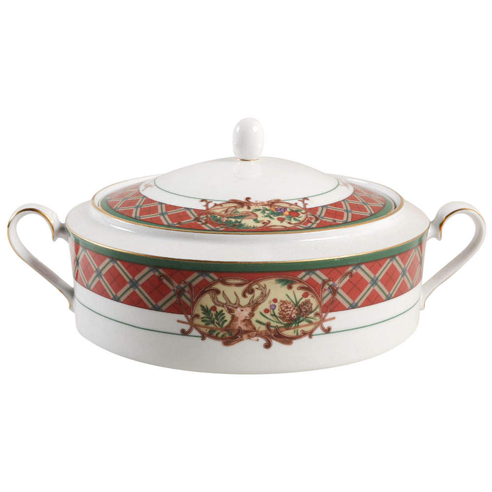 Royal Hunt Round Covered Vegetable by Noritake-1