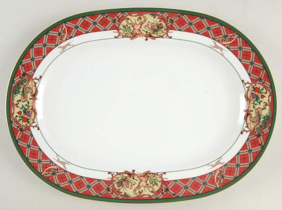 Royal Hunt 13" Oval Serving Platter by Noritake-1