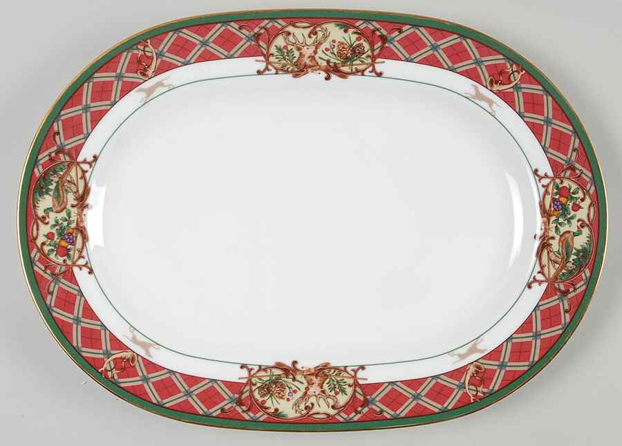 Royal Hunt 12" Oval Serving Platter by Noritake-1
