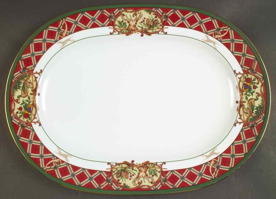 Royal Hunt 16" Oval Serving Platter by Noritake-1