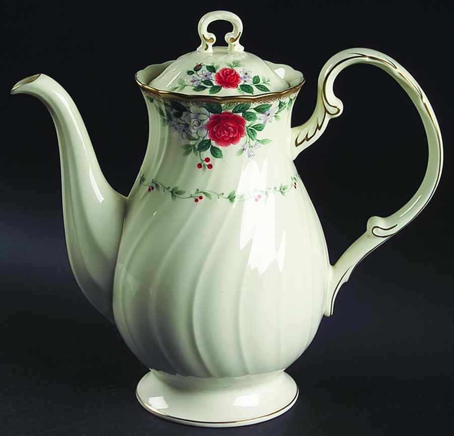 Rose Legend Coffee Pot & Lid by Noritake-1