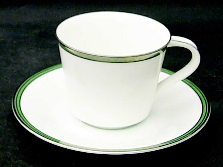 Royale Mint Flat Cup & Saucer Set by Noritake-1