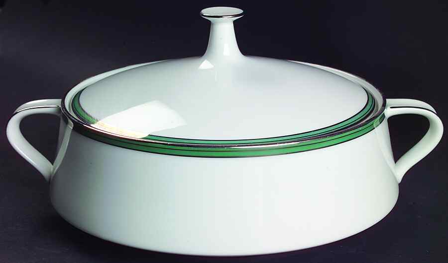 Royale Mint Round Covered Vegetable by Noritake-1
