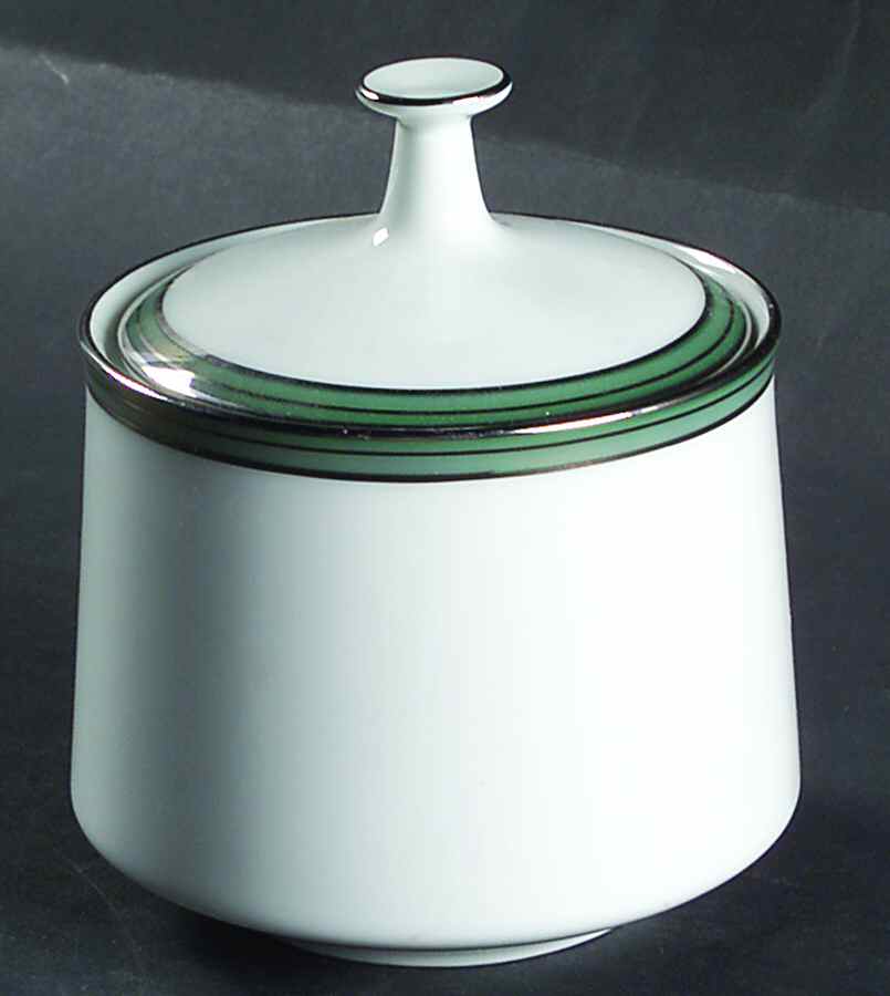 Royale Mint Sugar Bowl & Lid by Noritake-1