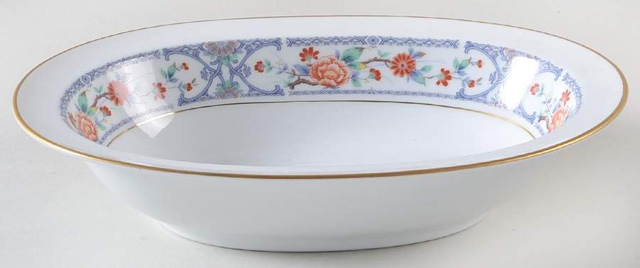 Romaine 10" Oval Vegetable Bowl by Noritake-1