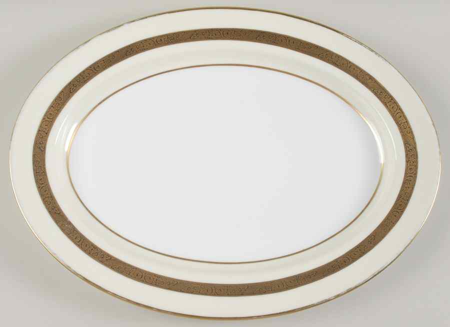 Romany 16" Oval Serving Platter by Noritake-1