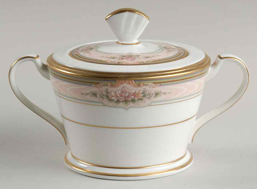 Romanticize Sugar Bowl & Lid by Noritake-1