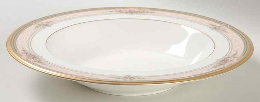 Romanticize Rim Soup Bowl by Noritake-1