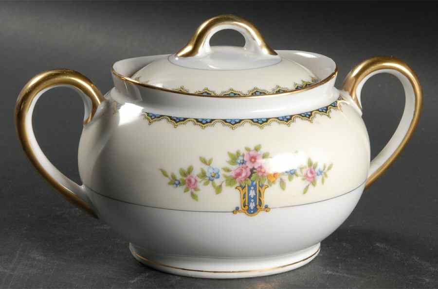Romeo Sugar Bowl & Lid by Noritake-1