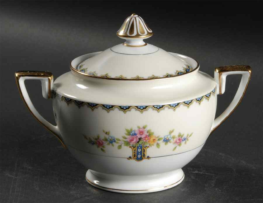 Romeo Sugar Bowl & Lid by Noritake-1
