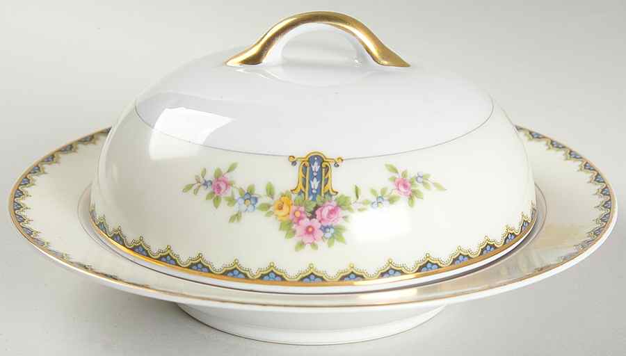 Romeo Round Covered Butter by Noritake-1