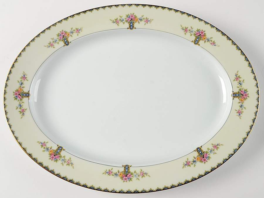 Romeo 16" Oval Serving Platter by Noritake-1
