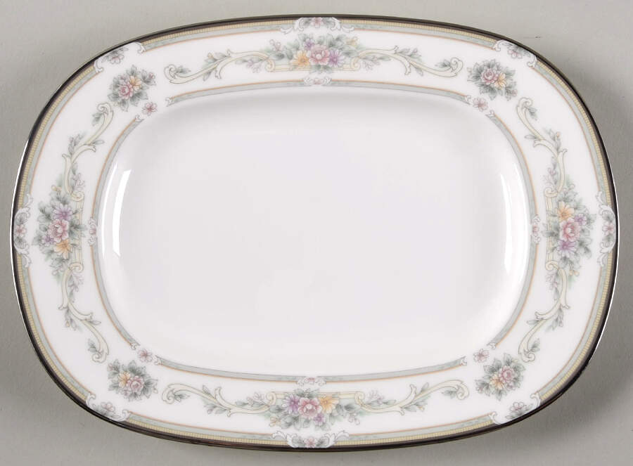 Rose Memento Relish/Butter Tray by Noritake-1