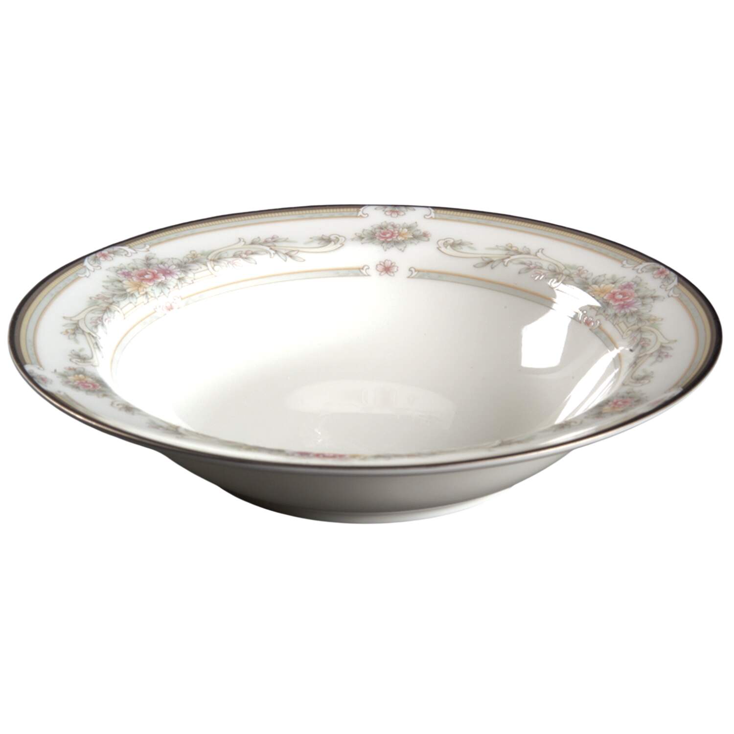 Rose Memento Rim Fruit/Dessert (Sauce) Bowl by Noritake-1