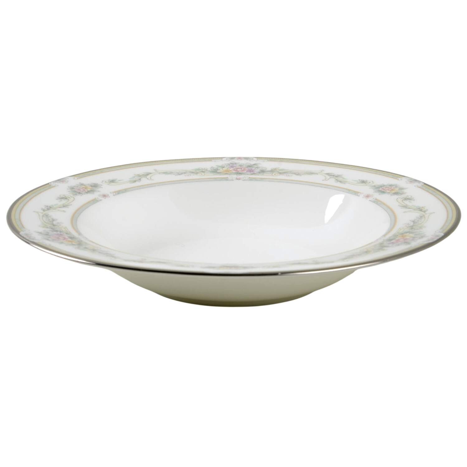 Rose Memento Rim Soup Bowl by Noritake-1