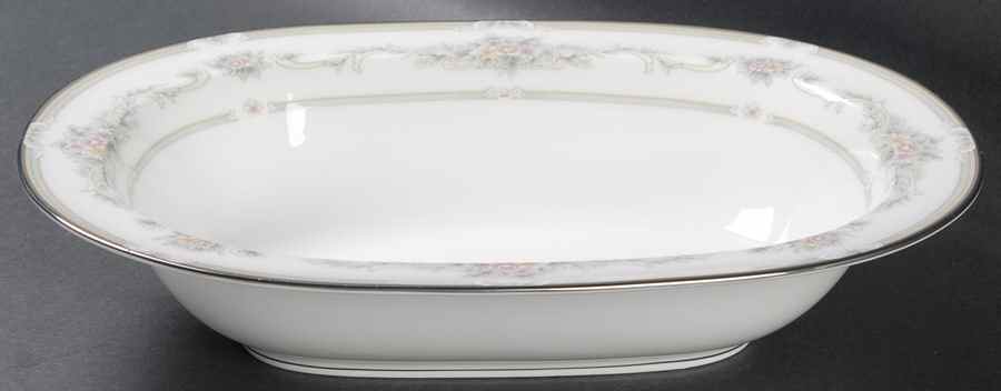 Rose Memento 10" Oval Vegetable Bowl by Noritake-1