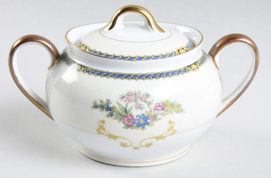 Romance Sugar Bowl & Lid by Noritake-1