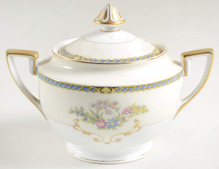 Romance Sugar Bowl & Lid by Noritake-1