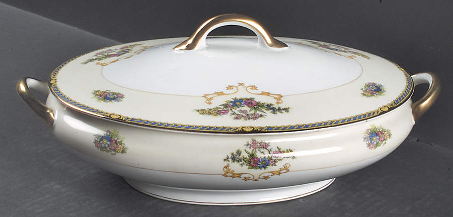 Romance Oval Covered Vegetable by Noritake-1