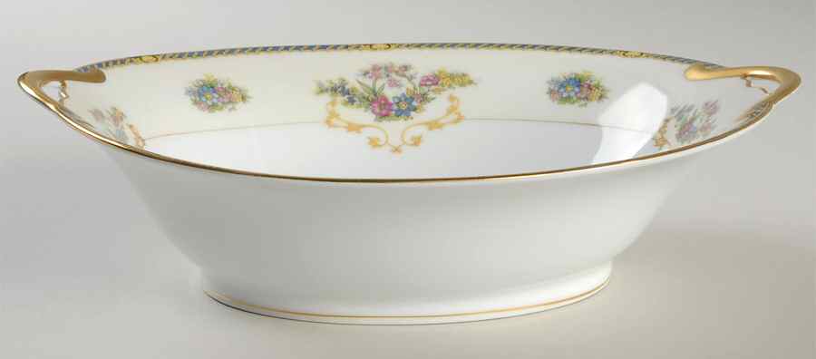Romance 10" Oval Vegetable Bowl by Noritake-1