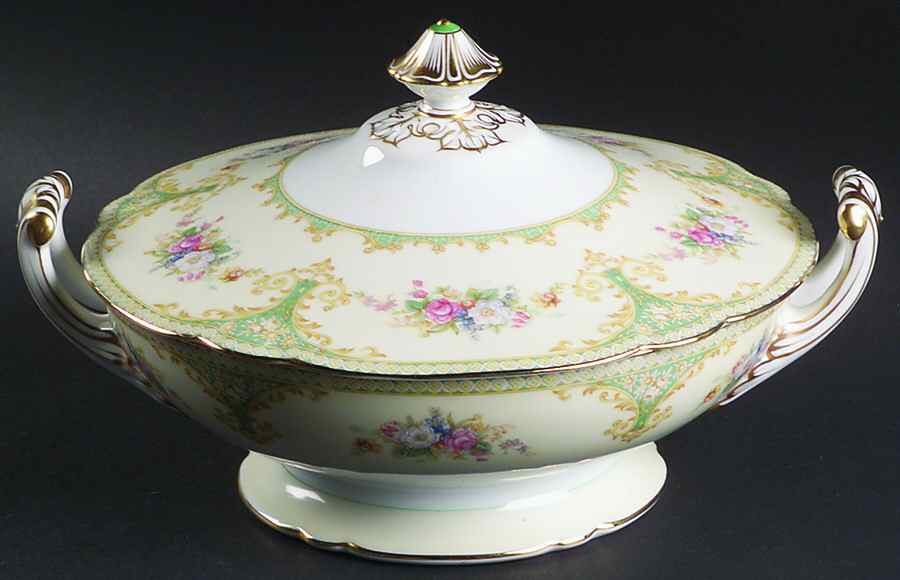 Romilly Round Covered Vegetable by Noritake-1