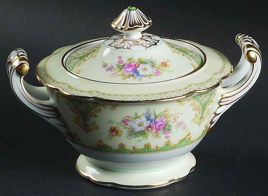 Romilly Sugar Bowl & Lid by Noritake-1