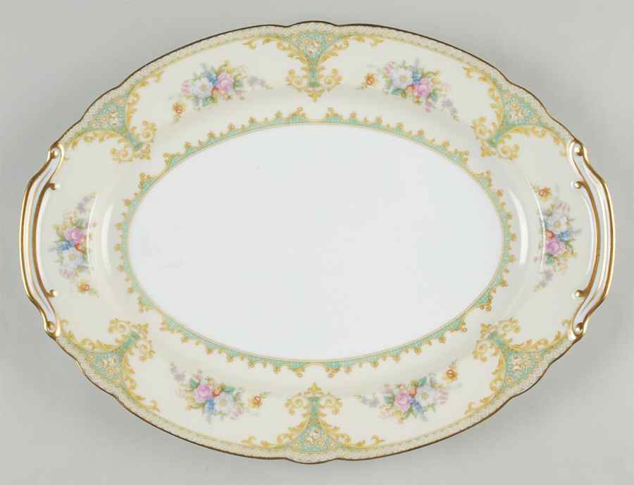 Romilly 13" Oval Serving Platter by Noritake-1