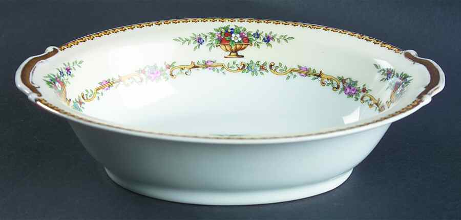 Romola 9" Oval Vegetable Bowl by Noritake-1