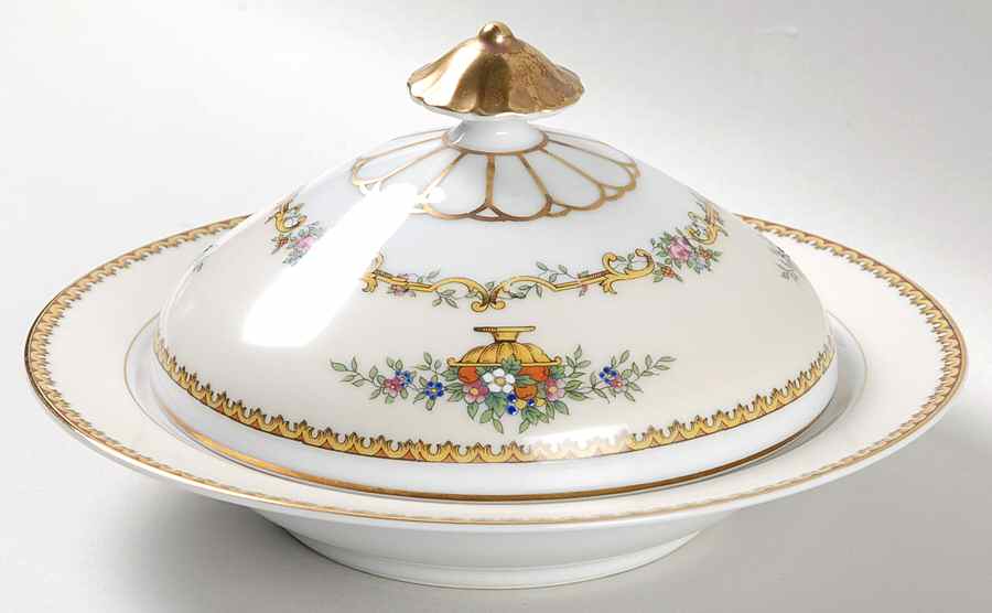 Romola Round Covered Butter by Noritake-1