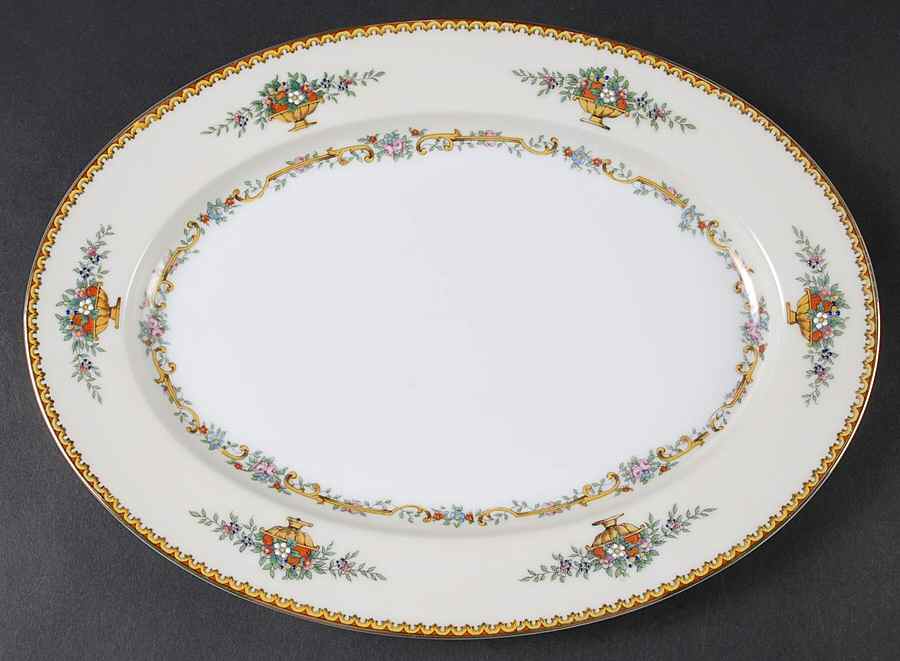 Romola 11" Oval Serving Platter by Noritake-1