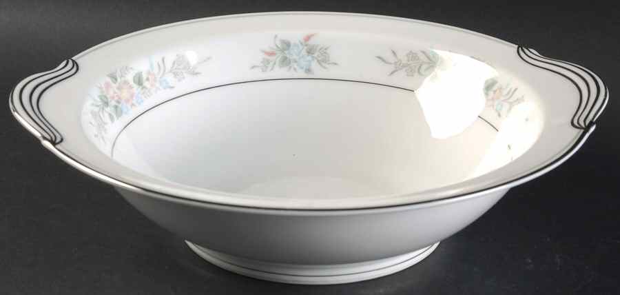 Romance 10" Round Vegetable Bowl by Noritake-1