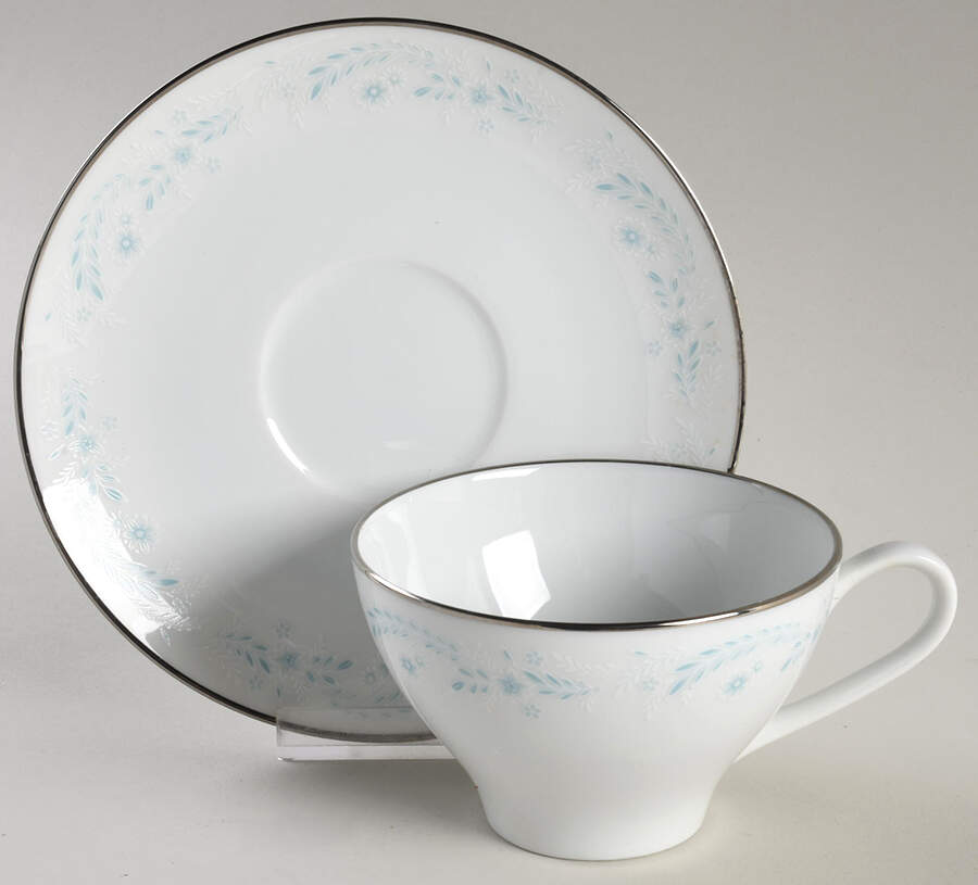 Rondeau Flat Cup & Saucer Set by Noritake-1