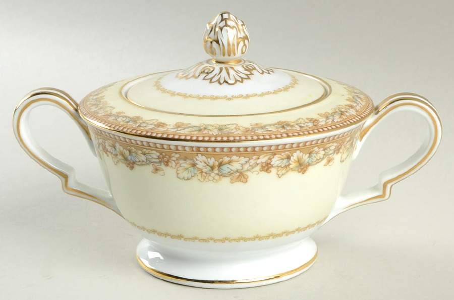 Rondine Sugar Bowl & Lid by Noritake-1