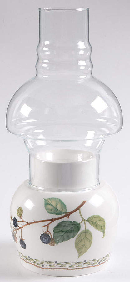 Royal Orchard Hurricane Lamp & Globe by Noritake-1