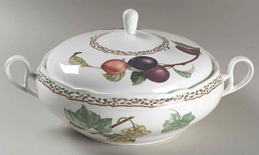 Royal Orchard Round Covered Vegetable by Noritake-1