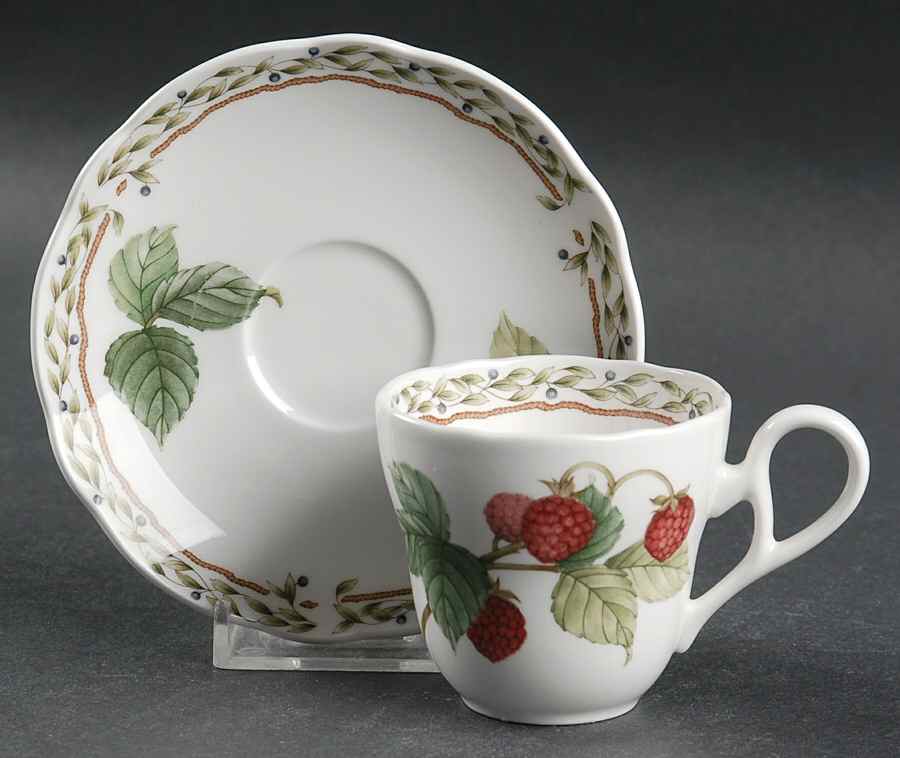 Royal Orchard Flat Demitasse Cup & Saucer Set by Noritake-1