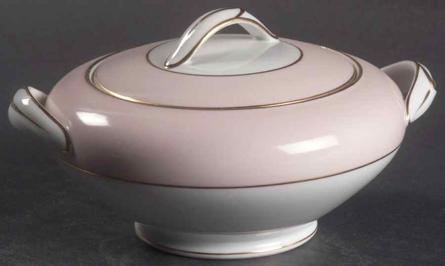 Royal Pink Sugar Bowl & Lid by Noritake-1