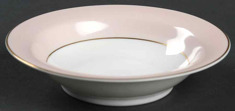 Royal Pink Rim Fruit/Dessert (Sauce) Bowl by Noritake-1