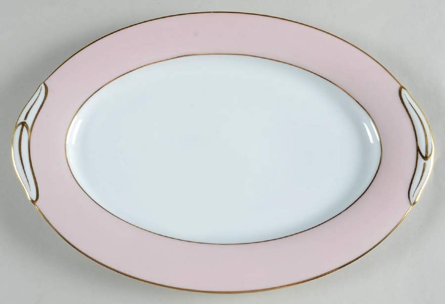 Royal Pink 12" Oval Serving Platter by Noritake-1