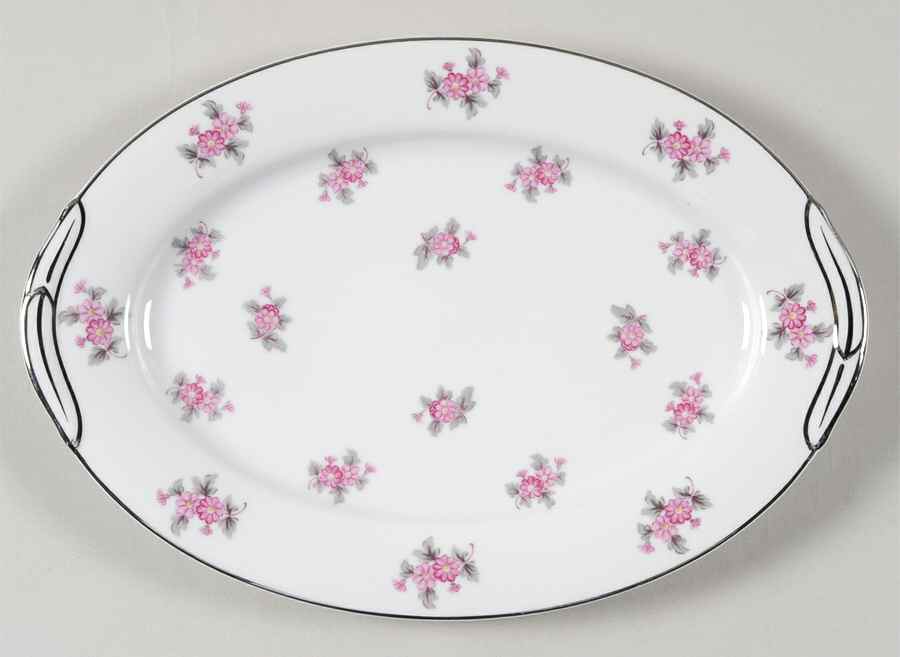 Rose Palace 12" Oval Serving Platter by Noritake-1