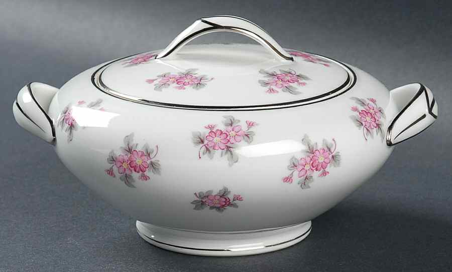 Rose Palace Sugar Bowl & Lid by Noritake-1